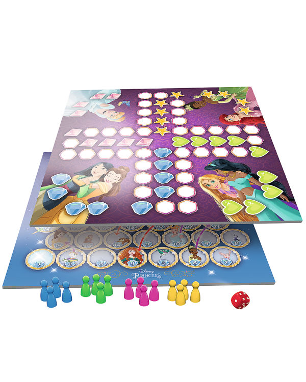 TREFL DISNEY PRINCESS Настольная игра 2 в 1 Принцессы
