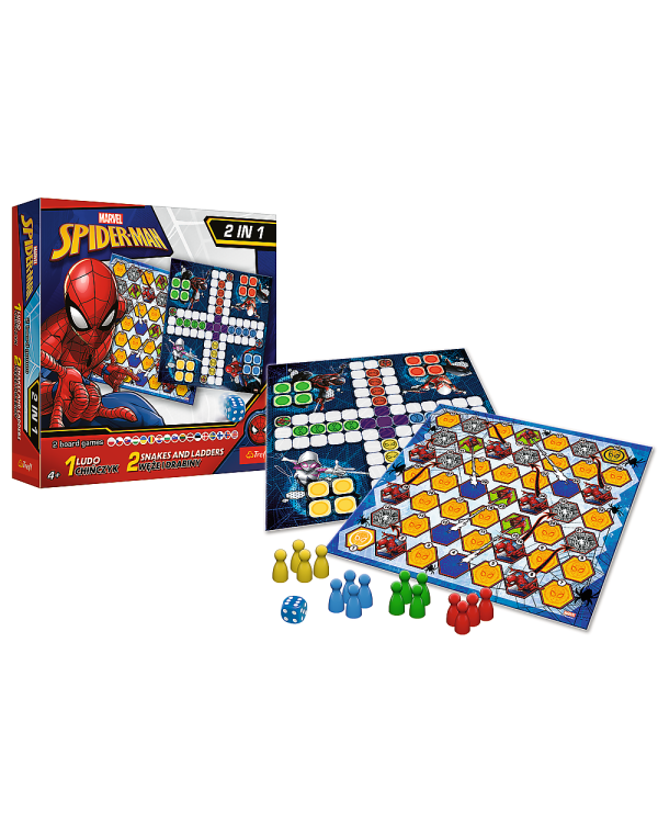 TREFL SPIDER-MAN Настольная игра 2 в 1 Человек-паук