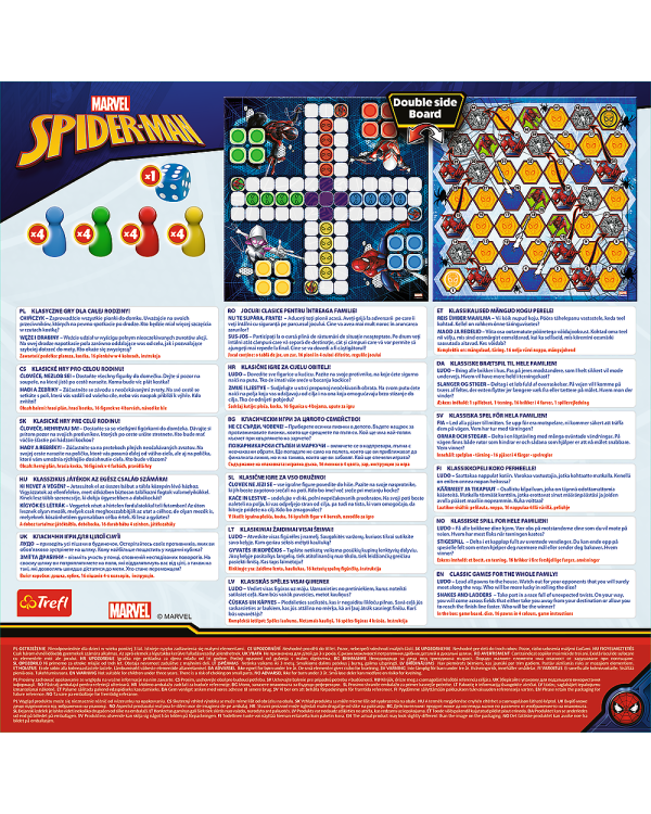 TREFL SPIDER-MAN Настольная игра 2 в 1 Человек-паук