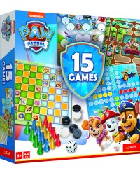 TREFL PAW PATROL Комплект настольных игр 15 в 1