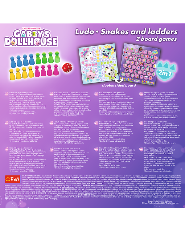 TREFL GABBY´S DOLLHOUSE Настольная игра 2 в 1