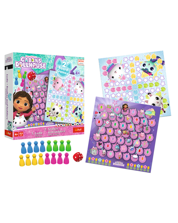 TREFL GABBY´S DOLLHOUSE Настольная игра 2 в 1