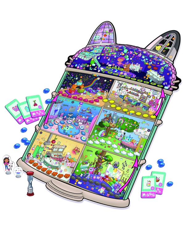 TREFL GABBY´S DOLLHOUSE Настольная игра Spy Guy