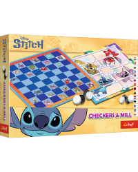 TREFL DISNEY STITCH Настольная игра Шашки & Мельница