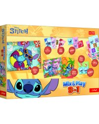 TREFL DISNEY STITCH 8in1 Mix&play набор настольных игр