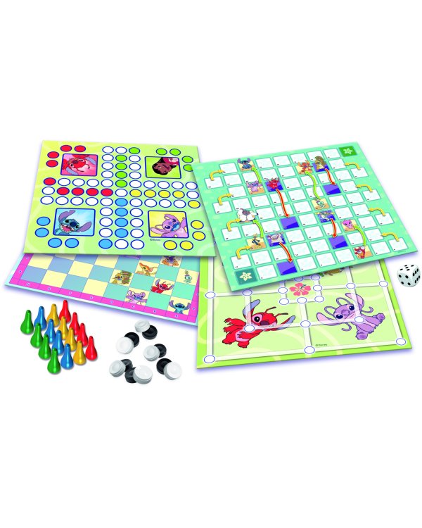 TREFL DISNEY STITCH Комплект настольных игр 15 в 1