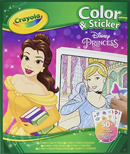 CRAYOLA PRINCESS Раскраска с наклейками