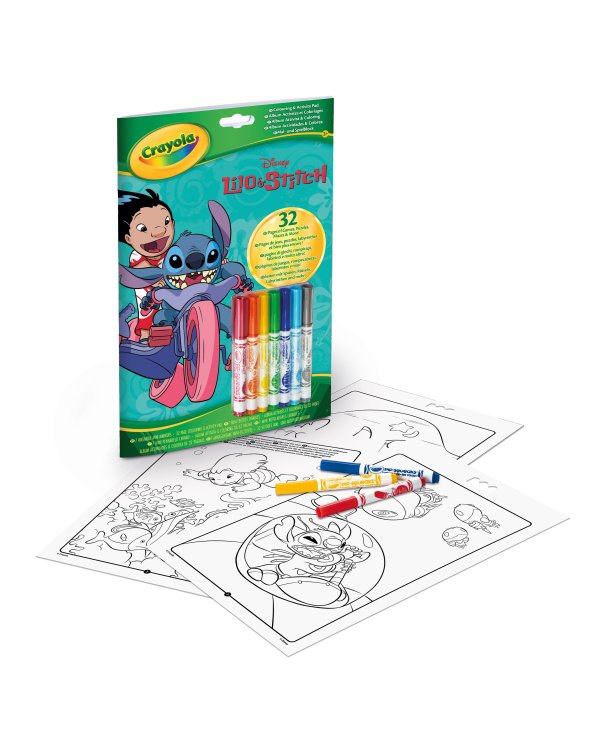 CRAYOLA Lilo&Stitch раскраска с активностями