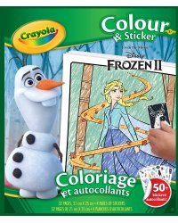 CRAYOLA FROZEN 2 Раскраска с наклейками
