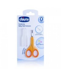 CHICCO Детские маникюрные ножницы, ораньжевые