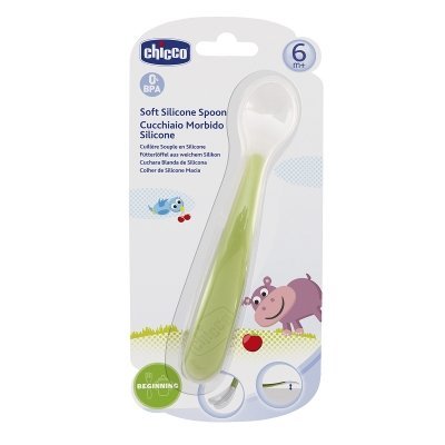 CHICCO Ложка силиконовая, 6м+