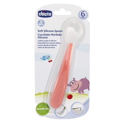 CHICCO Ложка силиконовая, 6м+