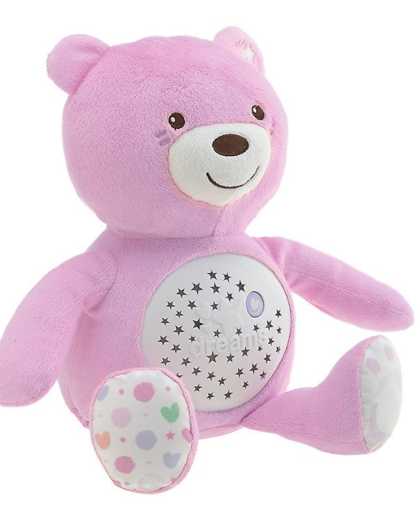 Дополнительное изображение книги «CHICCO Медвежонок с проектором розовый, 30cm»