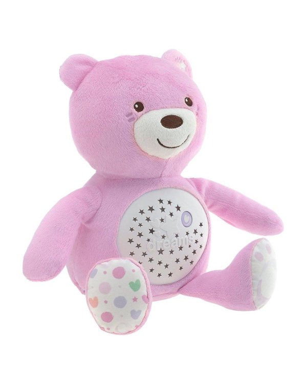 Дополнительное изображение книги «CHICCO Медвежонок с проектором розовый, 30cm»
