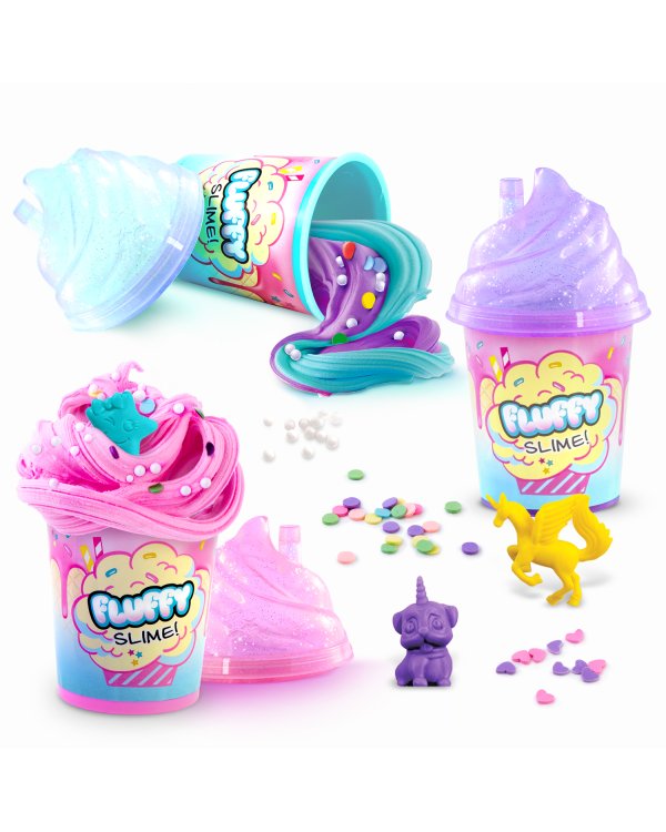 SO SLIME Игровой набор для создания слайма Fluffy shaker, 3 шт