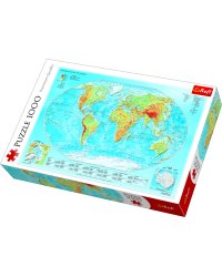 TREFL Пазл Карта мира, 1000 шт.