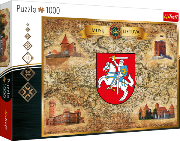 TREFL Пазл Литва, 1000 шт. TREFL Пазл Литва, 1000 шт.
