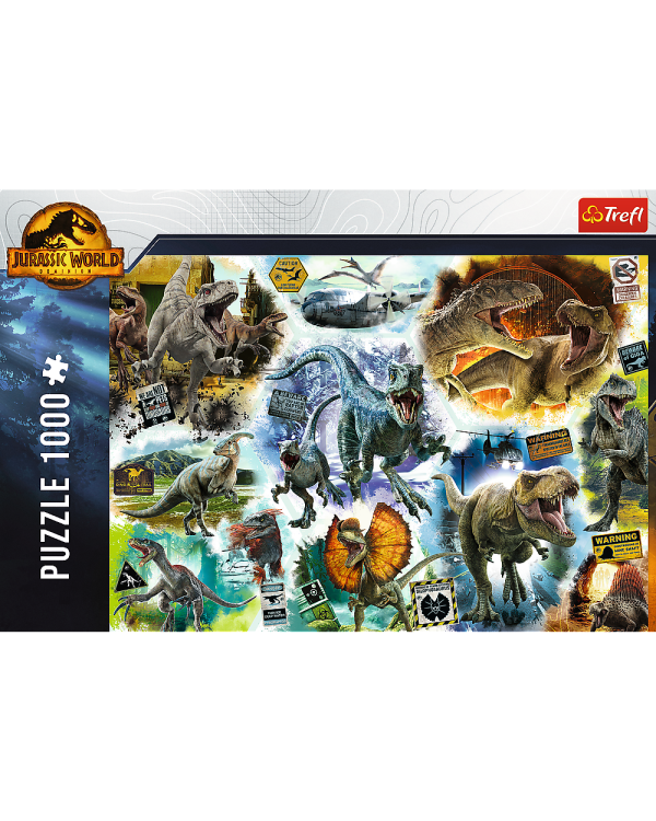 TREFL JURASSIC WORD Пазл, 1000 шт.