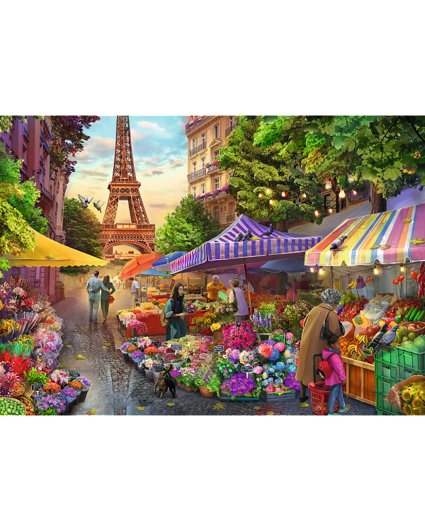 TREFL Premium Plus Пазл Flower Market, 1000 шт.