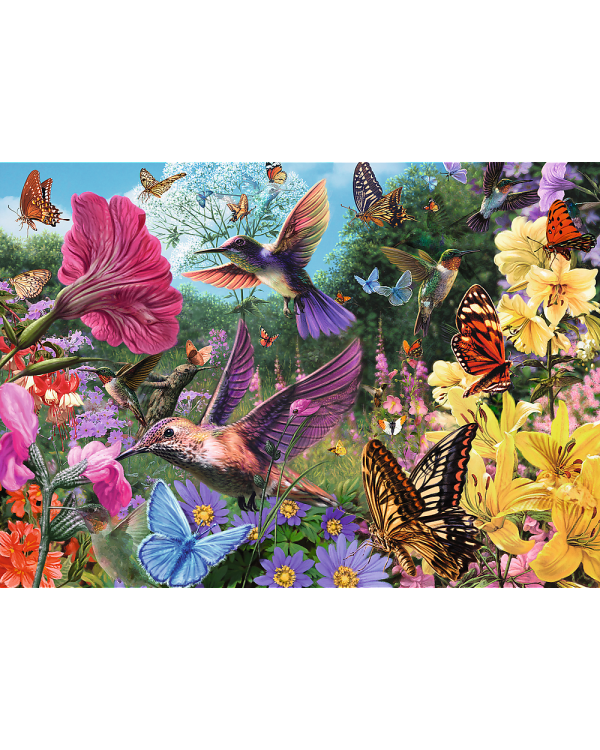 TREFL Premium Plus Пазл Hummingbird Garden, 1000 шт.