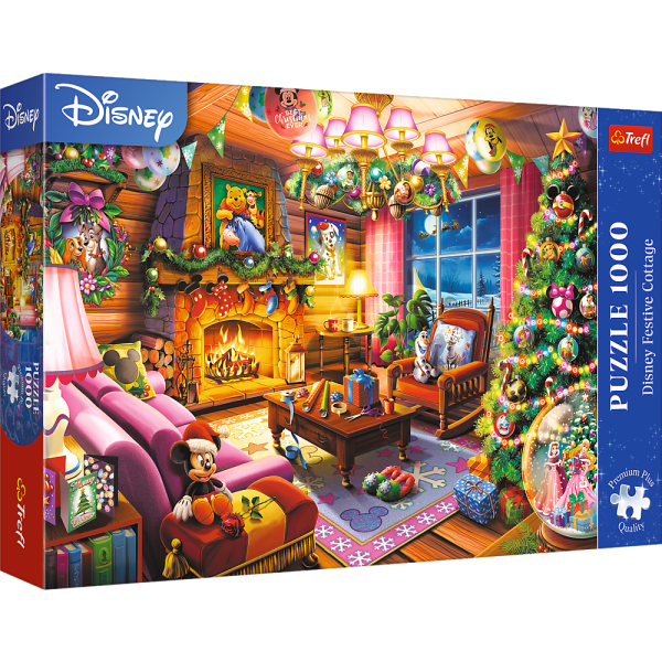 TREFL DISNEY Premium Plus Пазл Рождественский домик, 1000 шт.