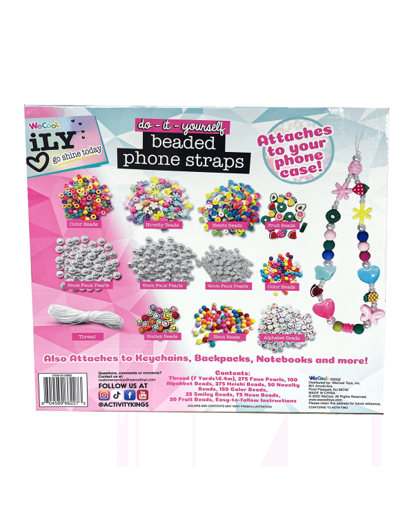 WECOOL Набор для изготовления бисерных ремешков для телефона