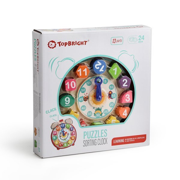 TOPBRIGHT Деревянный пазл Часы TOPBRIGHT Деревянный пазл Часы