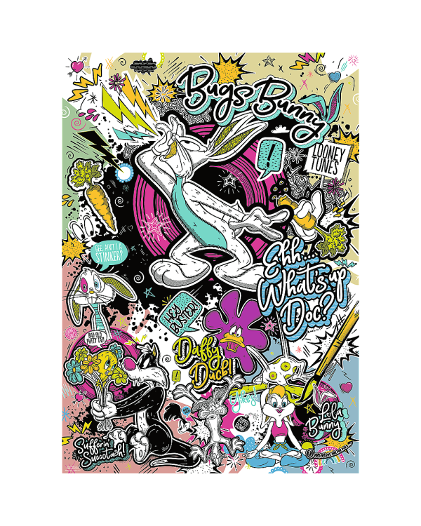 TREFL Premium Plus Пазл Луни Тюнз, 1000 шт.