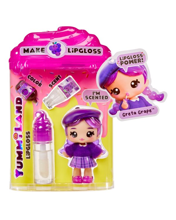 YUMMILAND Кукла с блеском для губ, 9 см