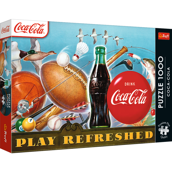 TREFL Premium Plus Пазл Coca-Cola: Play Refreshed, 1000 шт.