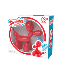 SQUEAKEE Интерактивная игрушка "Собака - воздушный шарик", красный