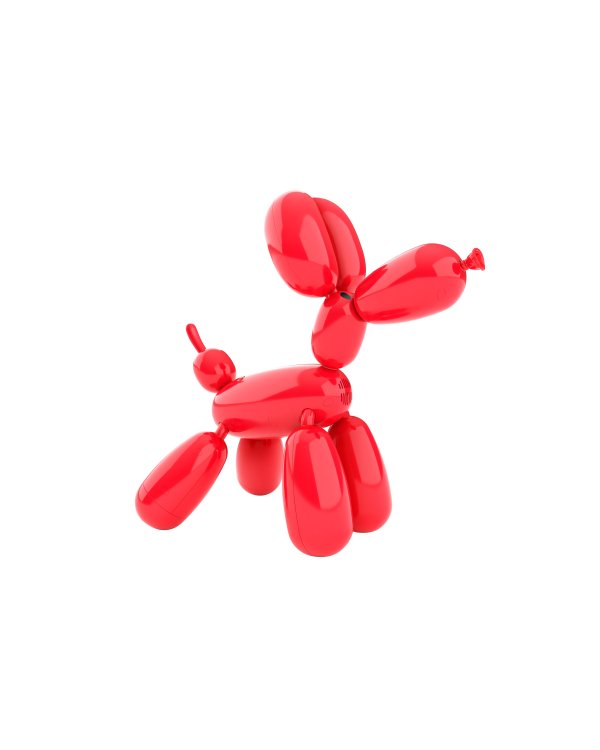 SQUEAKEE Интерактивная игрушка "Собака - воздушный шарик", красный