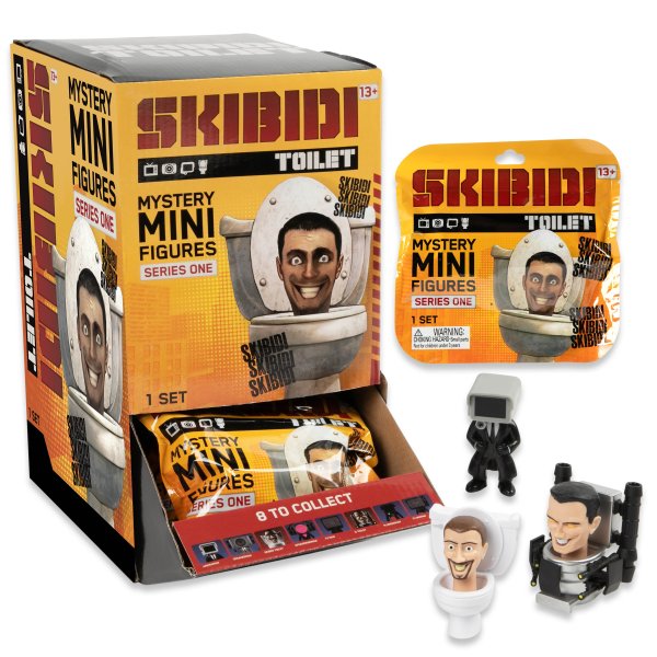 SKIBIDI TOILET Минифигурка-сюрприз, 5 см