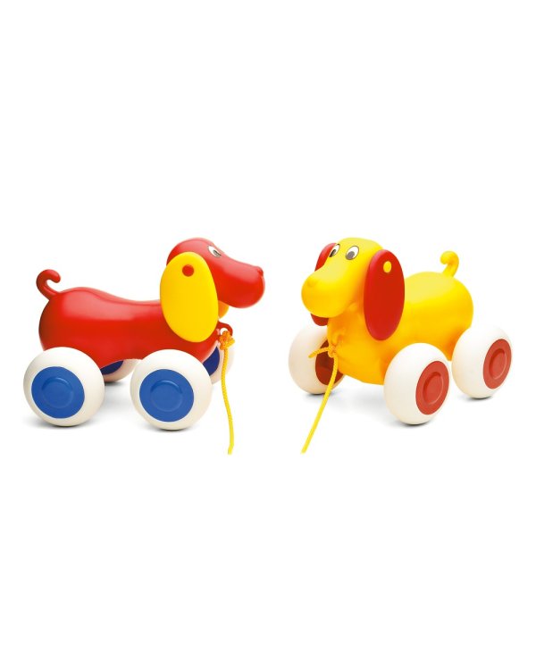 VIKING TOYS собачка на верёвочке, 19 см
