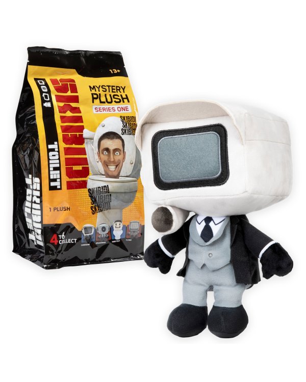 SKIBIDI TOILET Плюшевая игрушка-сюрприз, 28 см