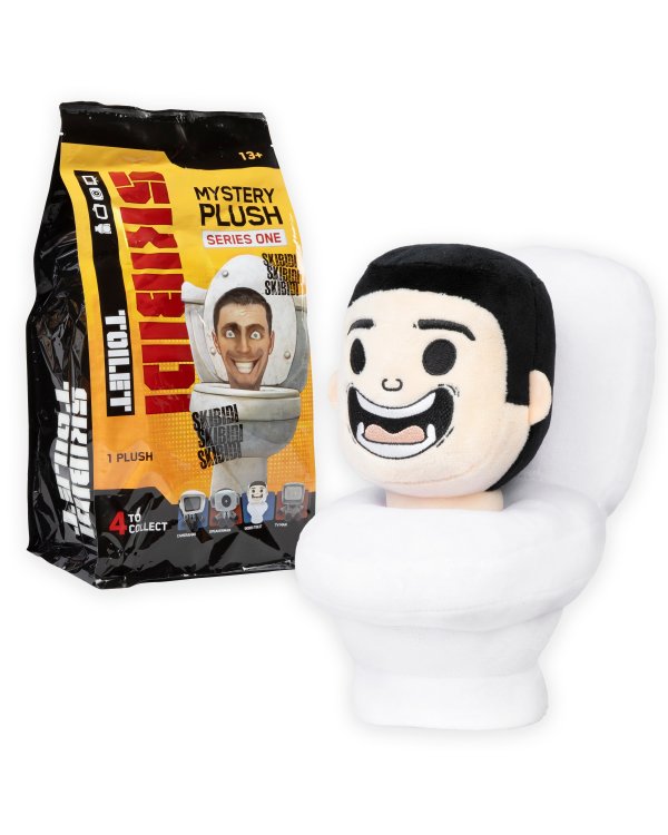 SKIBIDI TOILET Плюшевая игрушка-сюрприз, 28 см