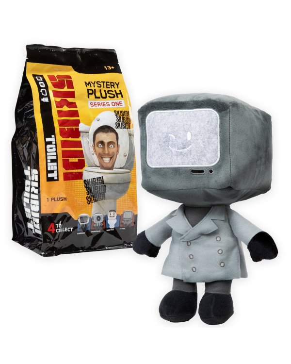 SKIBIDI TOILET Плюшевая игрушка-сюрприз, 28 см