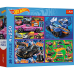 TREFL HOT WHEELS Комплект пазлов, 4x250 шт.