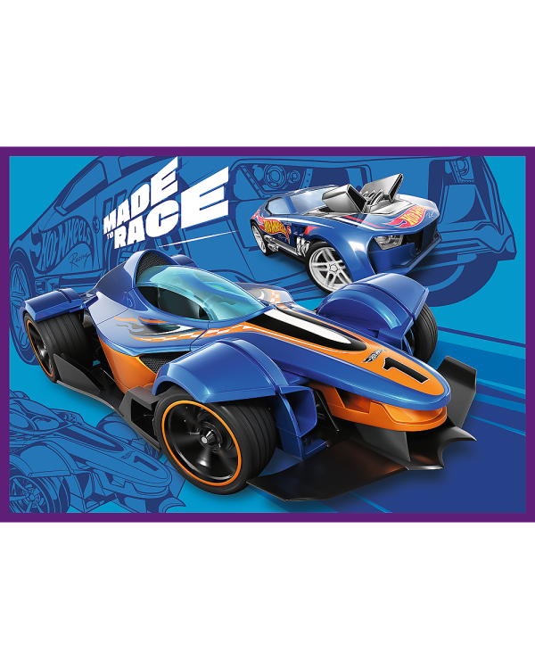 TREFL HOT WHEELS Комплект пазлов, 4x250 шт.