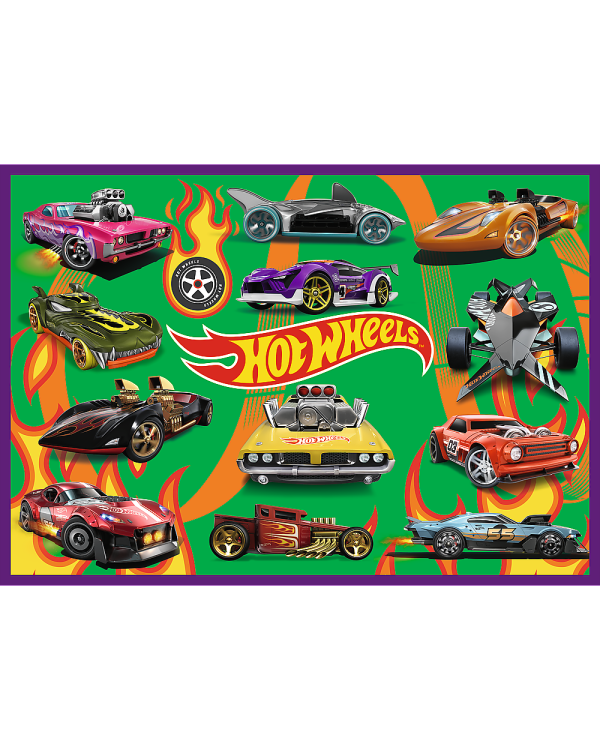 TREFL HOT WHEELS Комплект пазлов, 4x250 шт.