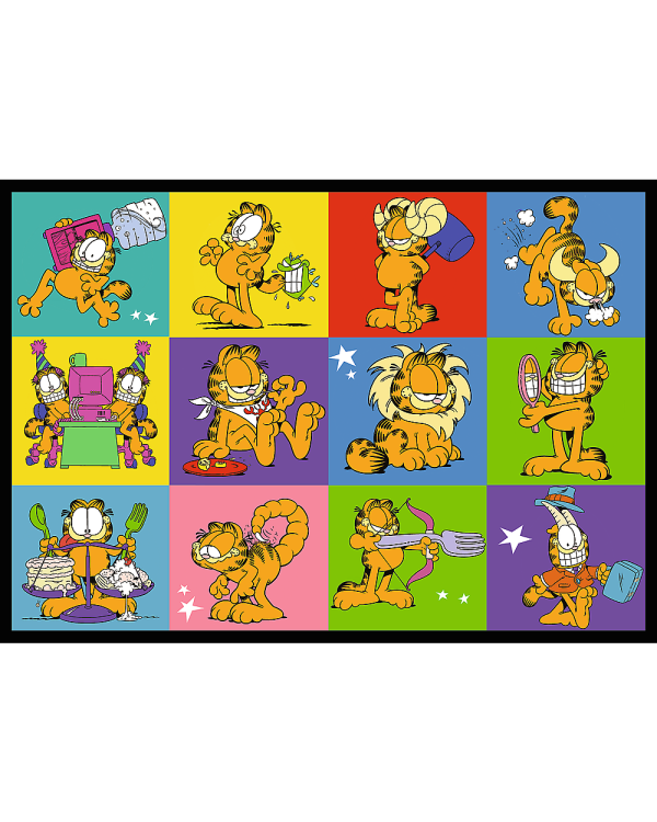 TREFL GARFIELD Комплект пазлов Гарфилд, 4x250 шт.
