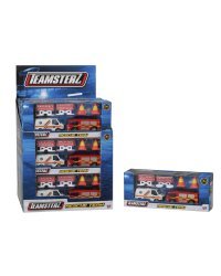 TEAMSTERZ Игровой комплект с металлическими машинками "Спасательная команда"