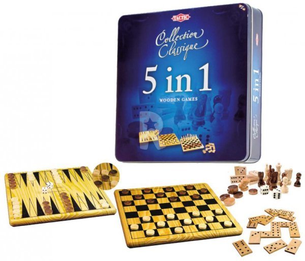 TACTIC Настольная игра Комплект 5 в 1 TACTIC Настольная игра Комплект 5 в 1