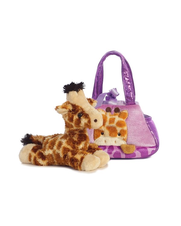 AURORA Fancy Pals плюшевая игрушка, жираф в сумке, 20 см