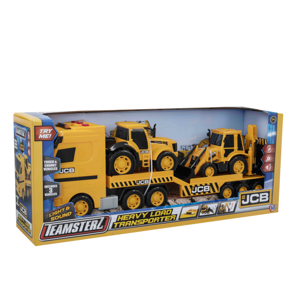 JCB игровой набор Транспортер со световыми и звуковыми эффектами