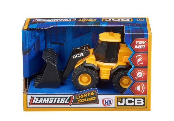 JCB Погрузчик со световыми и звуковыми эффектами, 15cm