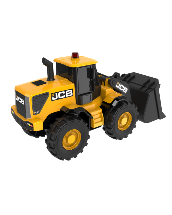 JCB Погрузчик со световыми и звуковыми эффектами, 15cm