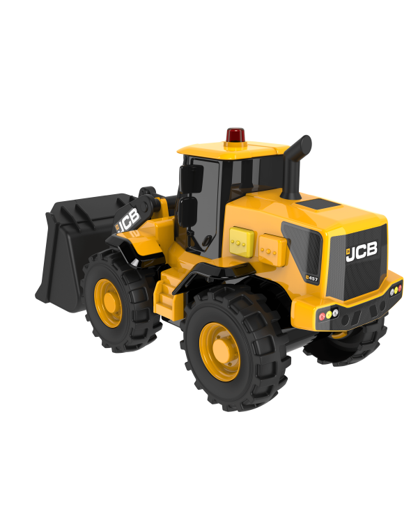 JCB Погрузчик со световыми и звуковыми эффектами, 15cm