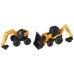 Дополнительное изображение книги «JCB MINI MOVERZ Игровой набор стройтехники из 5 машинок»