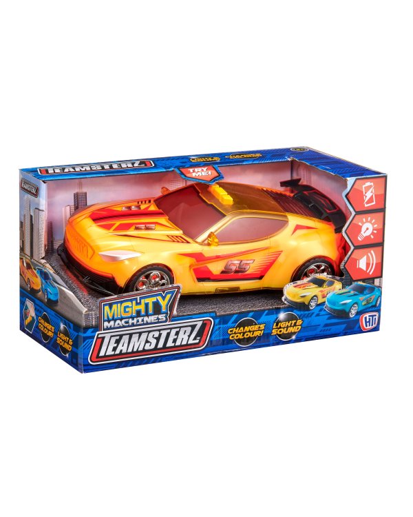 TEAMSTERZ Mighty Machine меняющая цвет машинка со звуком и освещением, 25см